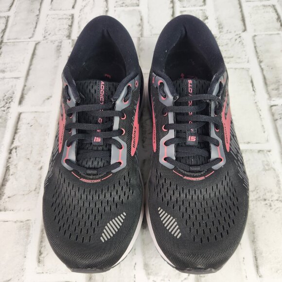 Brooks Addiction GTS 15 Women's Sz 11 Extra Wide 2E Walk Black Athletic Gym Shoe - Picture 9 of 10